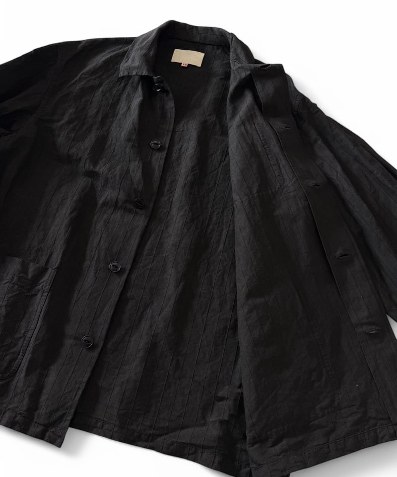 YOKO SAKAMOTO / WORK SHIRT -SUMI INK- | YURAGI YOKO SAKAMOTO / WORK SHIRT -SUMI INK- | YURAGI