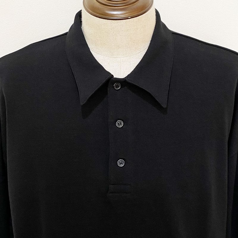 23AW YOKO SAKAMOTO(ヨーコサカモト) L/S Polo BLACK | YU...