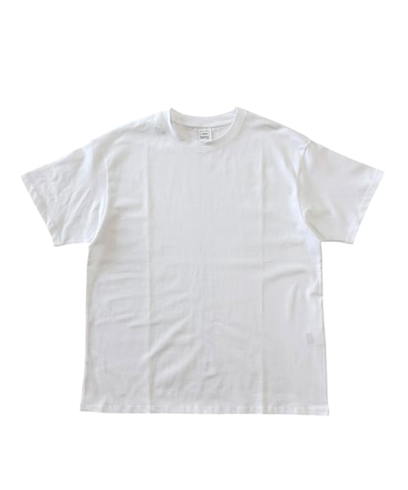 【店頭のみ】 blankt / Short Sleeve Crew Neck T-shirt -WHITE-
