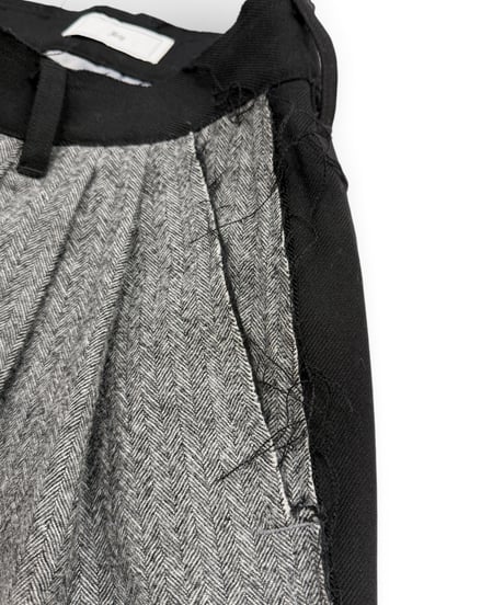 Urig / DUO FABRICS SCHADEN 3TUCK PANTS HL -DUO-