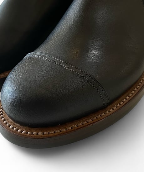 Post Production / Hunt-Boots -Embossed Vachetta -BLACK-