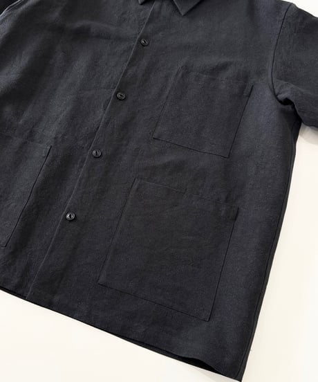 【26SS】 YOKO SAKAMOTO / WORK SHIRT -BLACK-