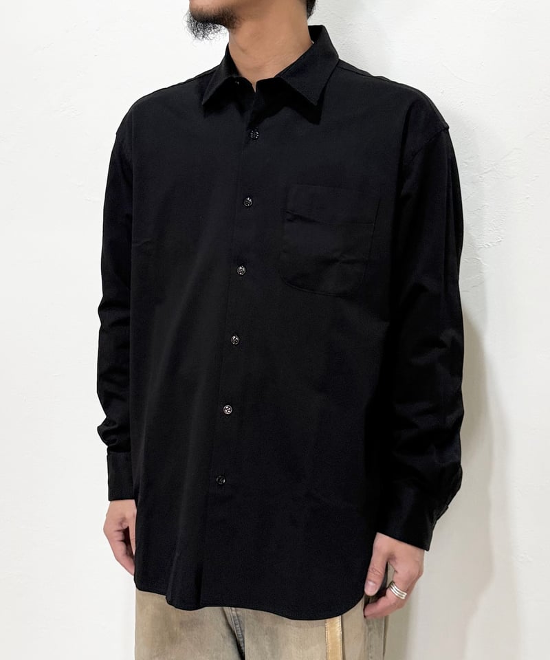 【新品未使用】26SS YOKO SAKAMOTO レギュラーカラーシャツ M 26SS】 YOKO SAKAMOTO / REGULAR COLLAR SHIRT -BL