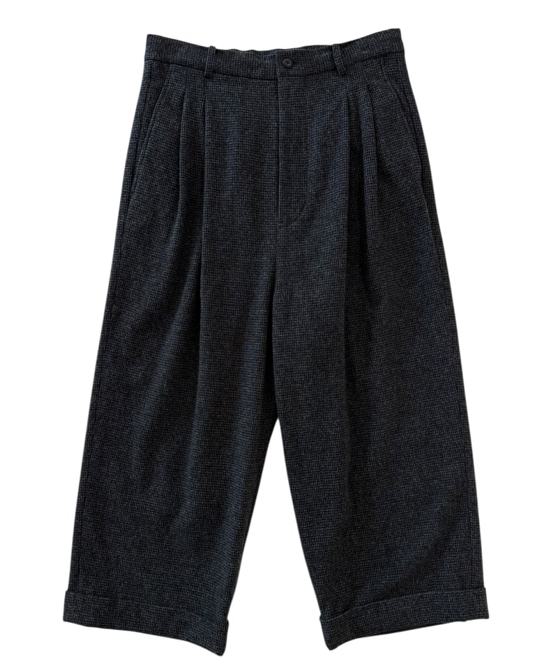 アコYOKO SAKAMOTO DOUBLE PLEATED YOKO SAKAMOTO] DOUBLE PLEATED TROUSERS – In part