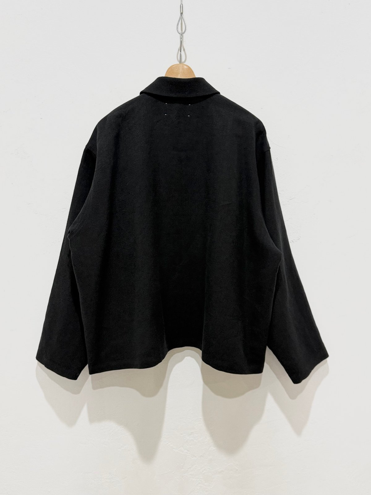 26SS】 YOKO SAKAMOTO / WORK BLOUSE -BLACK- | YU