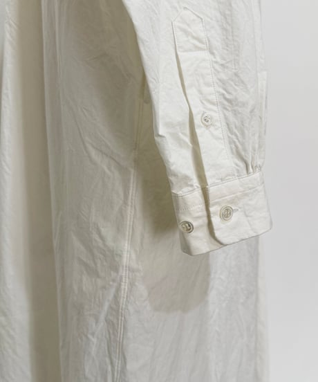 【26SS】 YOKO SAKAMOTO / SHIRT DRESS -WHITE-