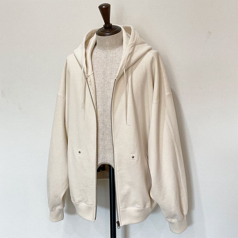 23AW refomed(リフォメッド) KINCHAKU ZIP-UP HOODIE OFF...