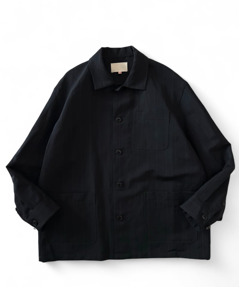 YOKO SAKAMOTO / WORK SHIRT -BLACK- | YURAGI YOKO SAKAMOTO / WORK SHIRT -BLACK- | YURAGI