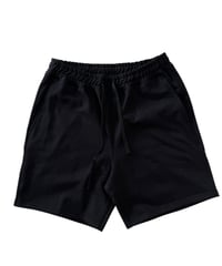 MARKAWARE / ORGANIC COTTON HEAVY FLEECE GYM SHORTS -BLACK-