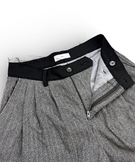 Urig / DUO FABRICS SCHADEN 3TUCK PANTS HL -DUO-