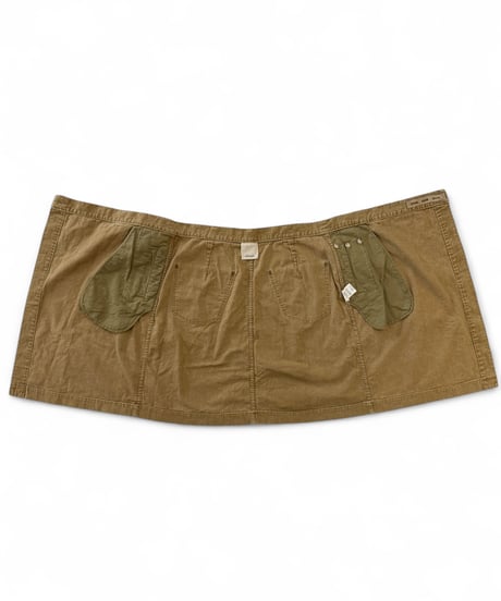 【SALE】 refomed / GRANNY CORDS EPRON -BEIGE-