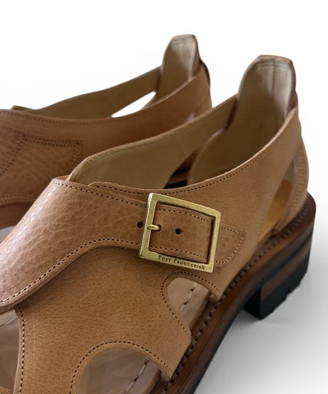 Post Production / HUNT SANDALS -NATURAL-
