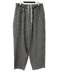 【26SS】 YOKO SAKAMOTO / WIDE EASY PANTS -GINGHAM-