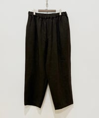 【26SS】 YOKO SAKAMOTO / WIDE EASY PANTS -BROWN-