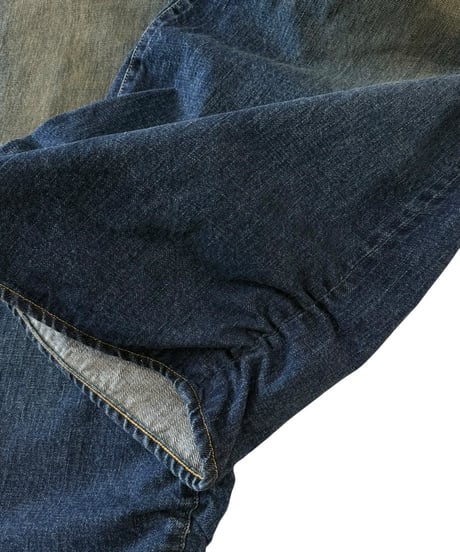 【26SS/残り1点】 refomed / FRESH MAN DENIM WIDE PANTS -USED-