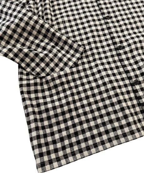 【26SS】 YOKO SAKAMOTO / WORK SHIRT -GINGHAM-