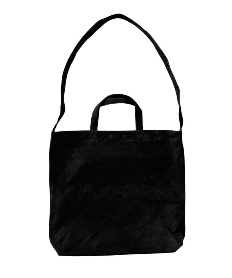 YOKO SAKAMOTO / RESEARCHER BAG LARGE -BLACK NUB