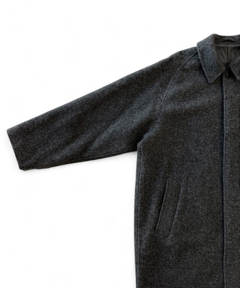 25AW】YOKO SAKAMOTO / BAL COLLAR COAT -CHARCOAL