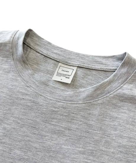 【店頭のみ】 blankt / Short Sleeve Crew Neck T-shirt -ASH-