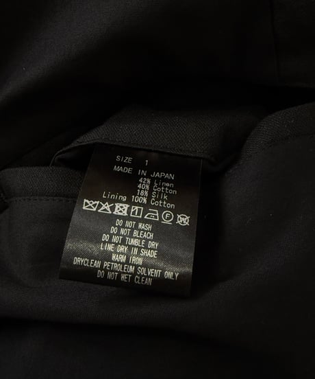 【26SS】 marka / HUNTING JACKET -BLACK-