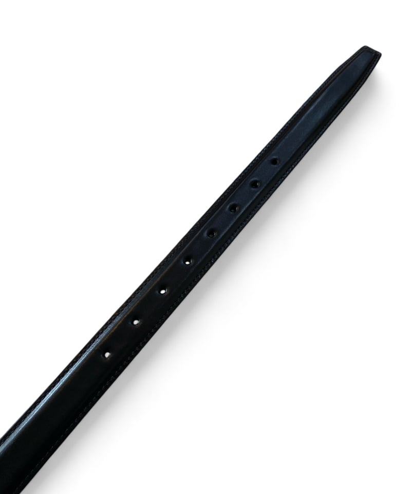 post production ベルト Post Production / Dress-Belt -BLACK×SILVER- | Y
