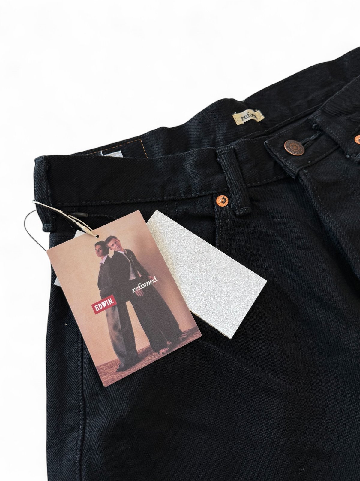 refomed fresh man デニムパンツ　ブラック FRESH MAN