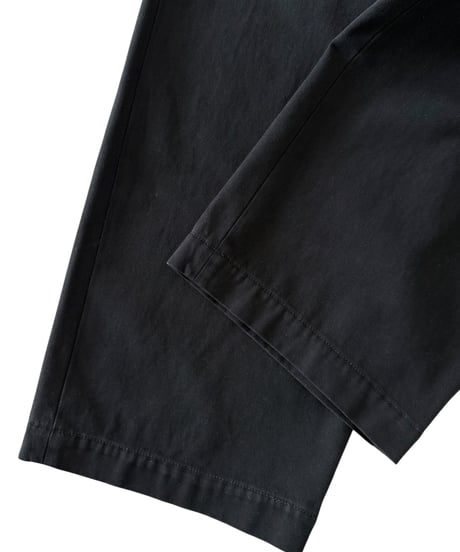 【26SS】 marka / Organic Cotton Gabardine / U.S. Army Chino Trousers -Black-