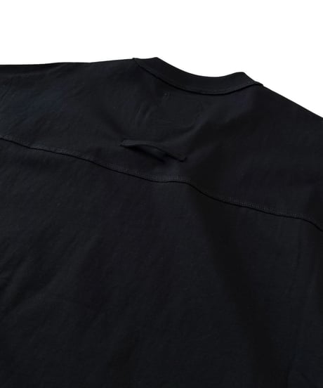 【26SS】 TENHALF / FOOTBALL LONG T-SHIRT -BLACK-
