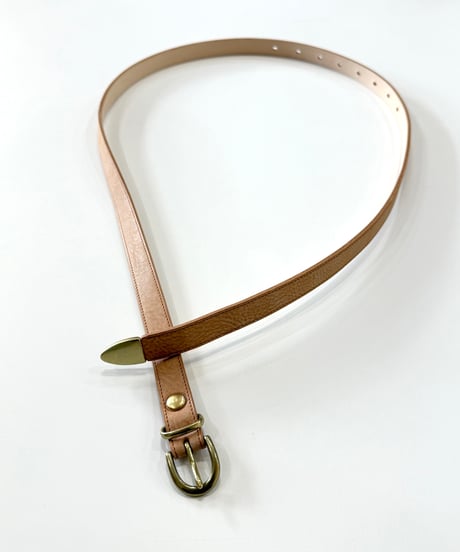 【26SS】 Post Production / WESTERN BELT -NATURAL×GOLD-