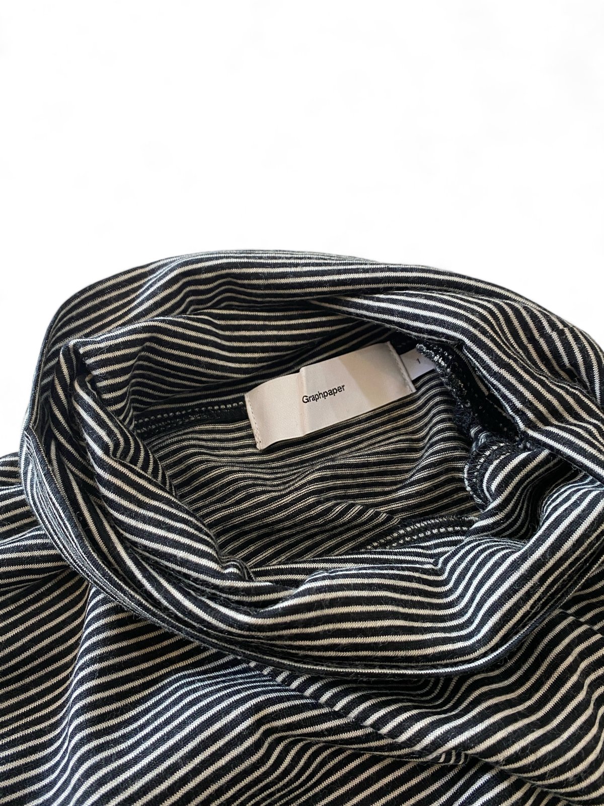 SALE】 Graphpaper / Wool Border L/S Turtle Neck