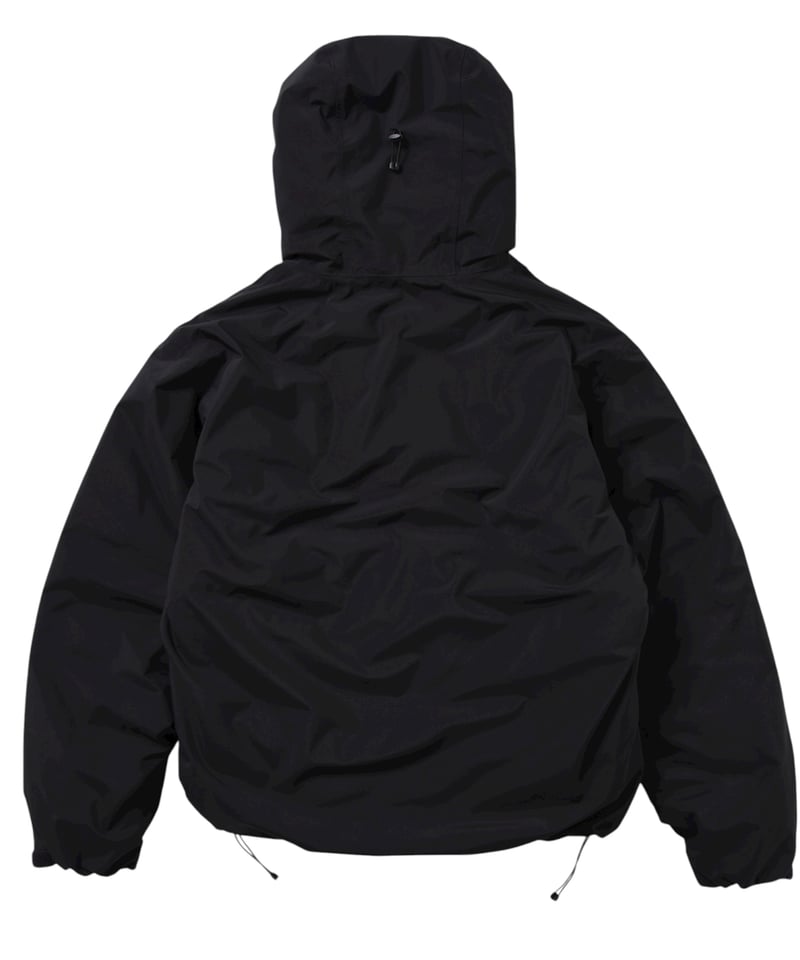 ES.1 / 3lyr down Hoodie -BLACK- | YURAGI