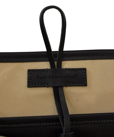 【26SS】 Post Production / 2 POCKET TOTE BAG -BLACK-