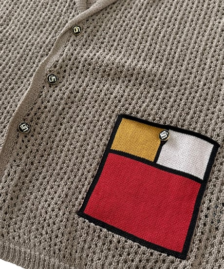 【26SS】 The DUFFER N NEPHEWS / YARDIE MESH KNIT VEST -BEIGE-
