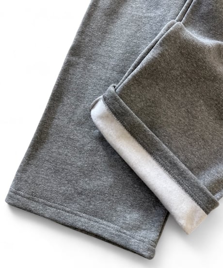 【SALE】 MINE / Wide Relax Sweat Pants -Heather Gray-