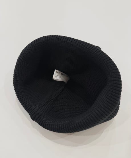 【26SS】 YOKO SAKAMOTO / KNIT BIG WATCH CAP -BLACK-