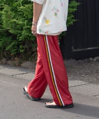 【26SS/残り1点】 The DUFFER N NEPHEWS / TRACK PANTS NYLON -RED-
