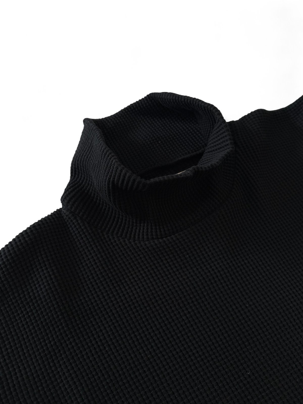 25AW】YOKO SAKAMOTO / HIGH NECK PULLOVER -BLACK