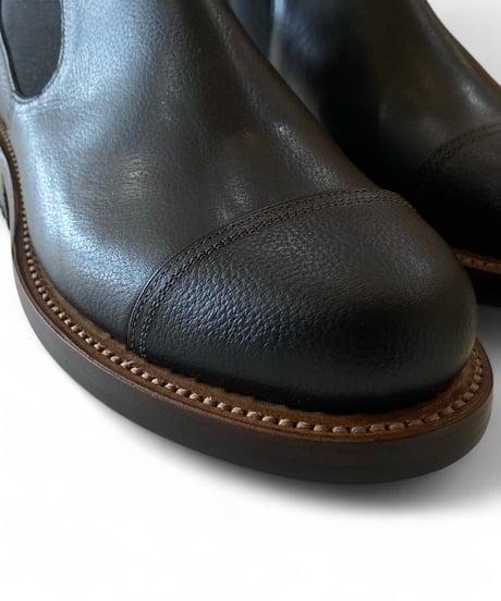 Post Production / Hunt-Boots -Embossed Vachetta -BLACK-