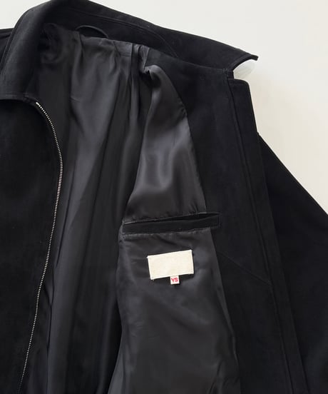 【26SS】 YOKO SAKAMOTO / ZIP BLOUSON -BLACK SHEEP SUEDE-