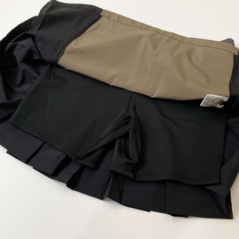 ranor(ラナー) CRAZY PLEATS SKIRT OLIVE | YURAGI