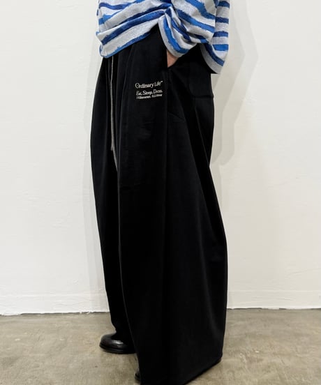 【26SS】 SHINYAKOZUKA / ORDINARY HOME EGG BAGGY (ISSUE#8) -BLACK-