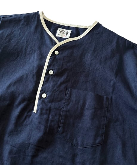 【26SS】 HENLEY NECK DEPARTMENT -NAVY-