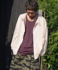 【26SS】 refomed / 10WASH TANK TOP -PURPLE-