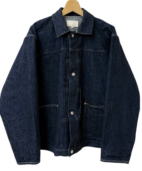 【26SS】 YOKO SAKAMOTO / PLEATS JACKET "ONE WASH" -INDIGO-