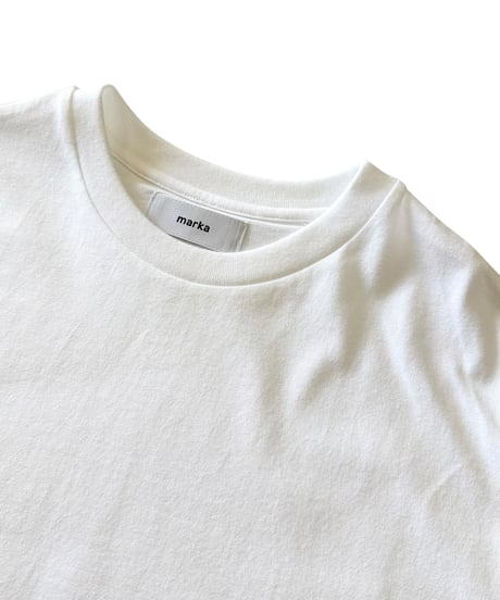 【26SS】 marka / 40/2 Organic Cotton Knit Sleeveless Tee -White-
