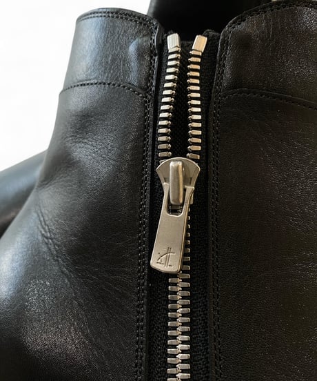 Post Production / Side Zip Boots -BLACK-
