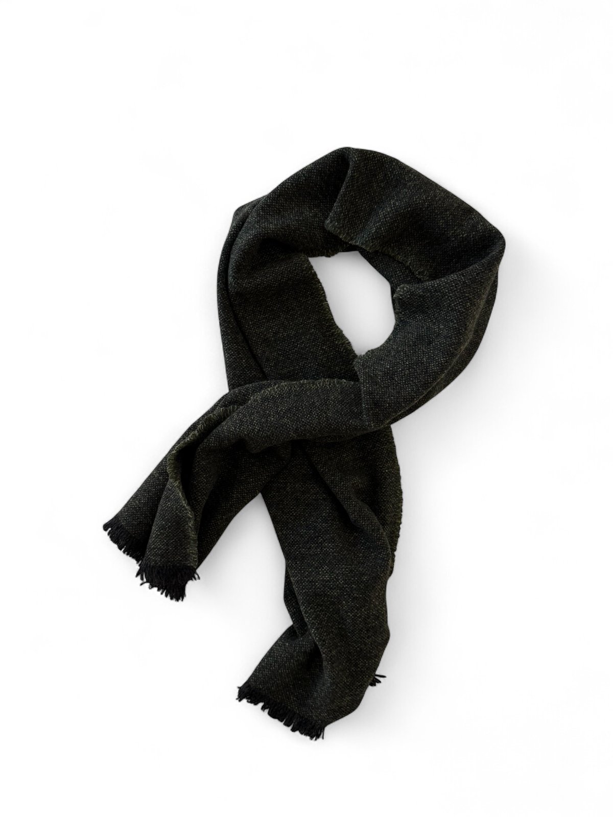 25AW】YOKO SAKAMOTO / WOOL LONG SCARF -OLIVE- |