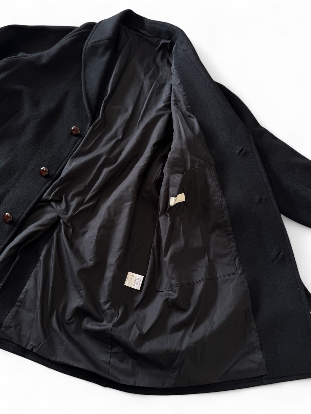 satou / tabi melton coat -kuro- | YURAGI