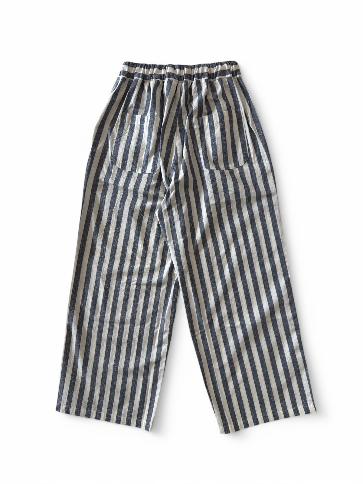 残り1点】Urig / STRIPE RELAX EASY PANTS -BLUE STRI