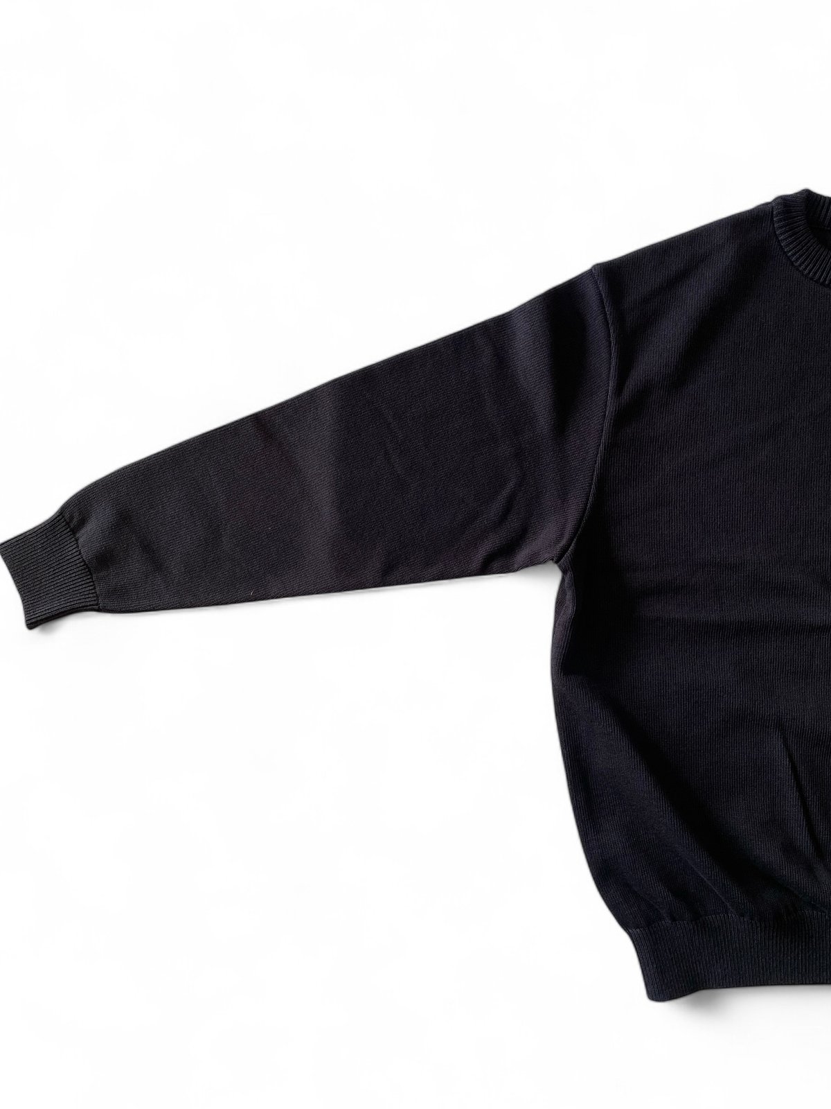 YOKO SAKAMOTO / CREW NECK KNIT -BLACK- | YURAGI YOKO SAKAMOTO / CREW NECK KNIT -BLACK- | YURAGI